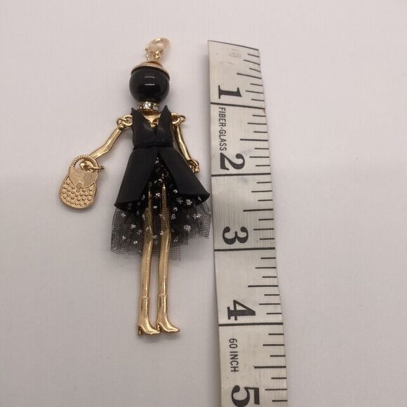 Little Black Dress Pendant Necklace Boxed Fashion Jewelry - Picture 6 of 7